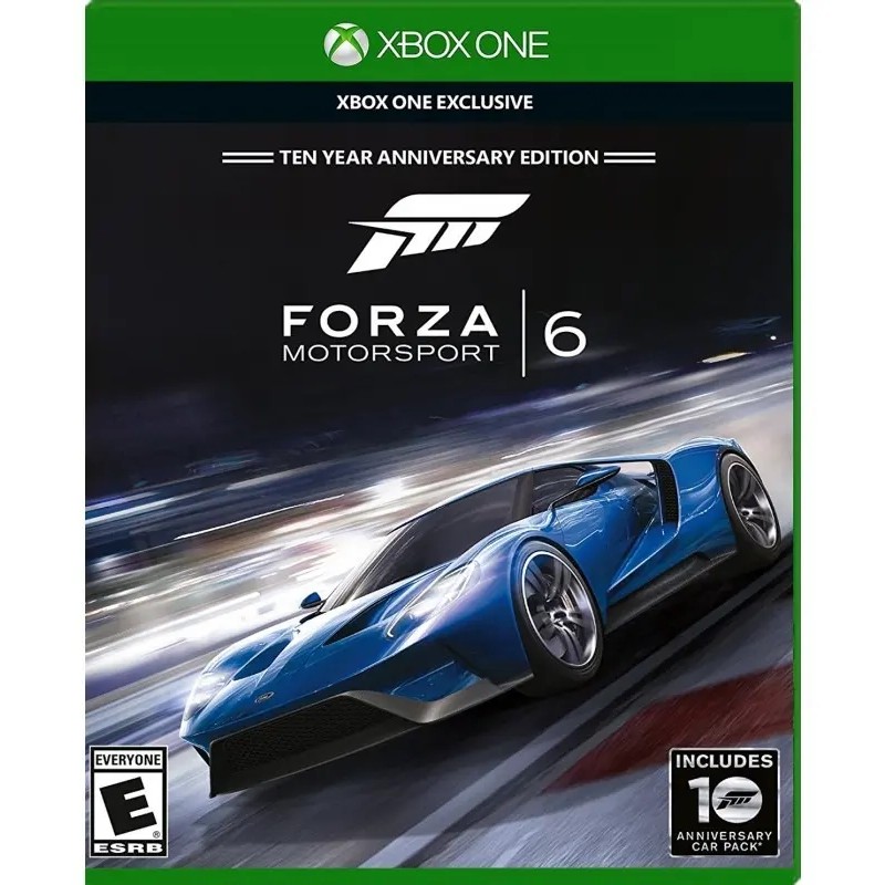DVD JOGO/XBOX ONE = FORZA MOTORSPORT - EDIÇÃO DE 10 ANOS = direção MICROSOFT STUDIOS