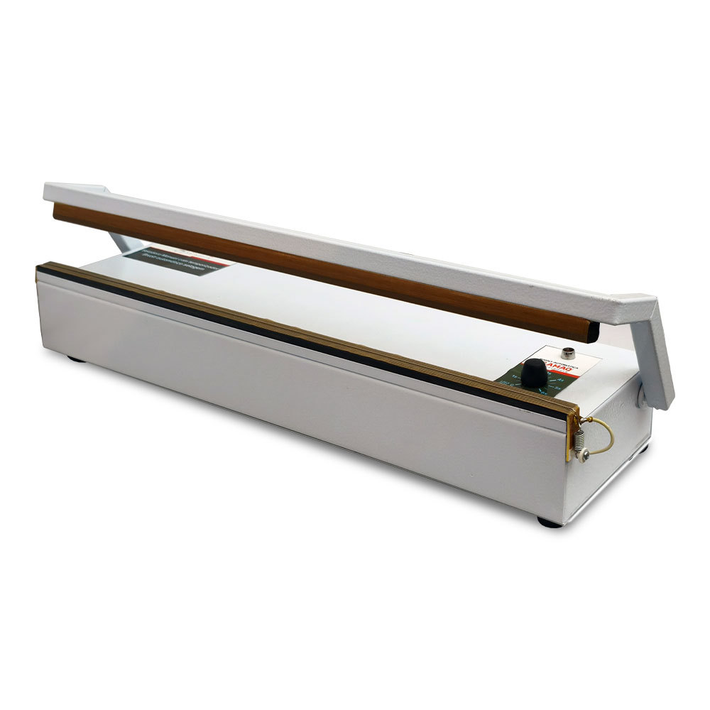 Seladora de 50cm com Temporizador Sela e Corta para Sacos Embalagens Plasticas Manual 110/220V Isamaq Bivolt