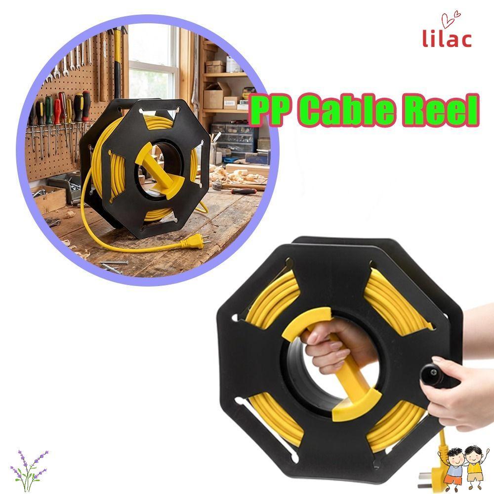 Carretel De Fio Anti-Enrolamento LILAC , Cabo De Estrutura Hexagonal Pressão Alimentação De Plástico Multiuso