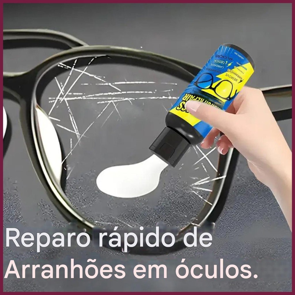 Removedor De Arranhões De Lentes , Agente De Revestimento De Limpeza De Espelho , Solução Brilhante , Para Óculos De Sol