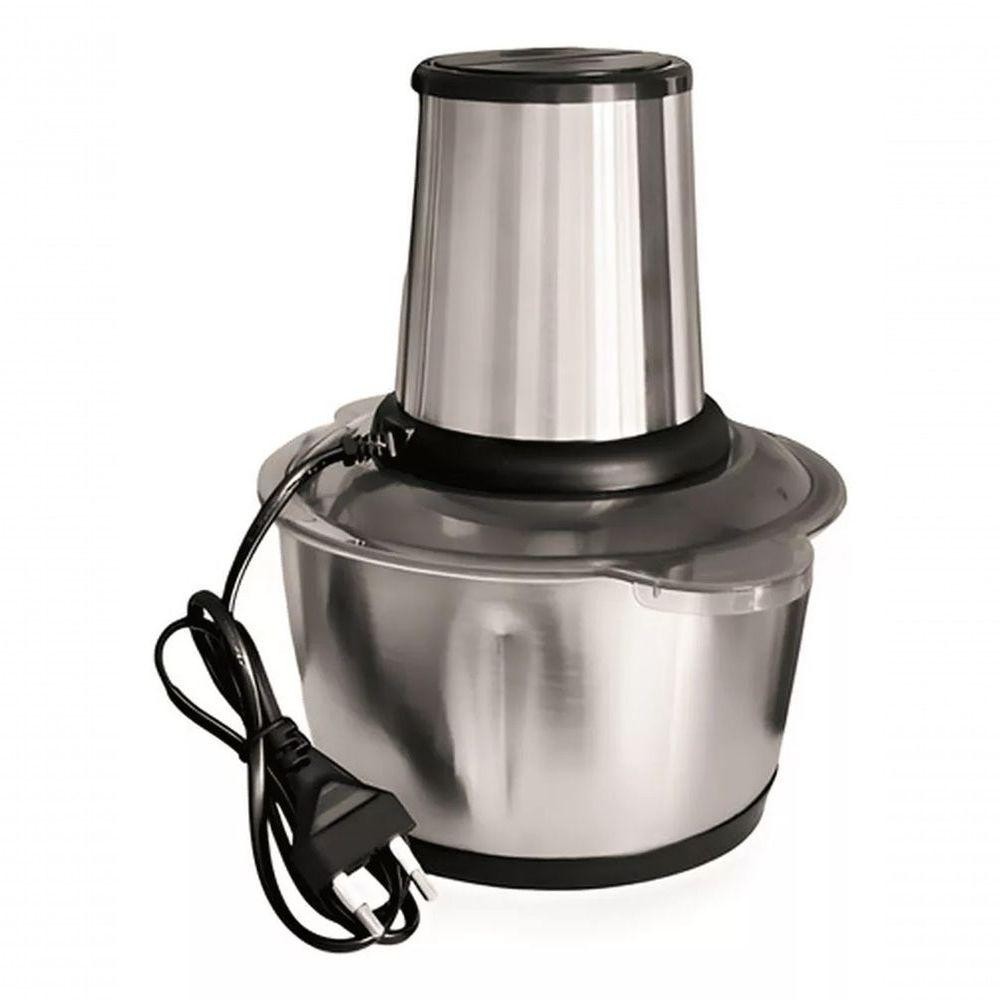 Processador Moedor Alimentos Elétrico Inox Com 4 Lâminas 2L 110V em Oferta na Shopee