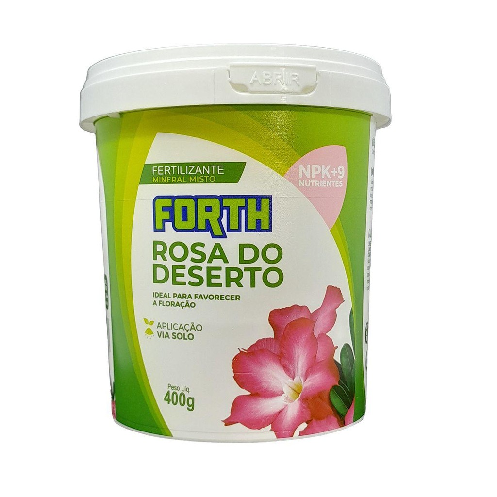 Adubo Fertilizante Forth Rosa Do Deserto 400g Floração Flor