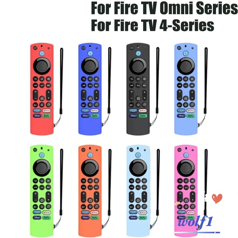 Capa Para Controle Remoto De TV WOLF , Silicone , Toshiba/Insignia/Fogo Omni Series/Fire Série 4