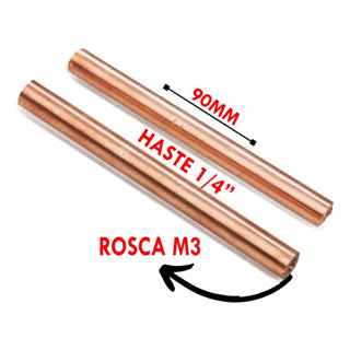 Eletrodos Para Ionizadores Hastes Piscina Rosca M3 Mec Pet em Oferta na Shopee