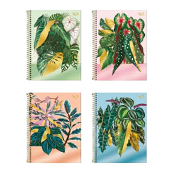 Caderno espiral capa dura universitário 1x1 80 folhas Naturalis Tilibra