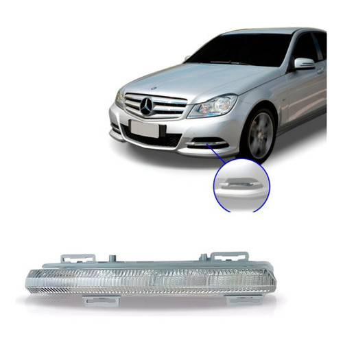 Farol Milha Led Mercedes C180 C200 Ano 2012 2013 2014