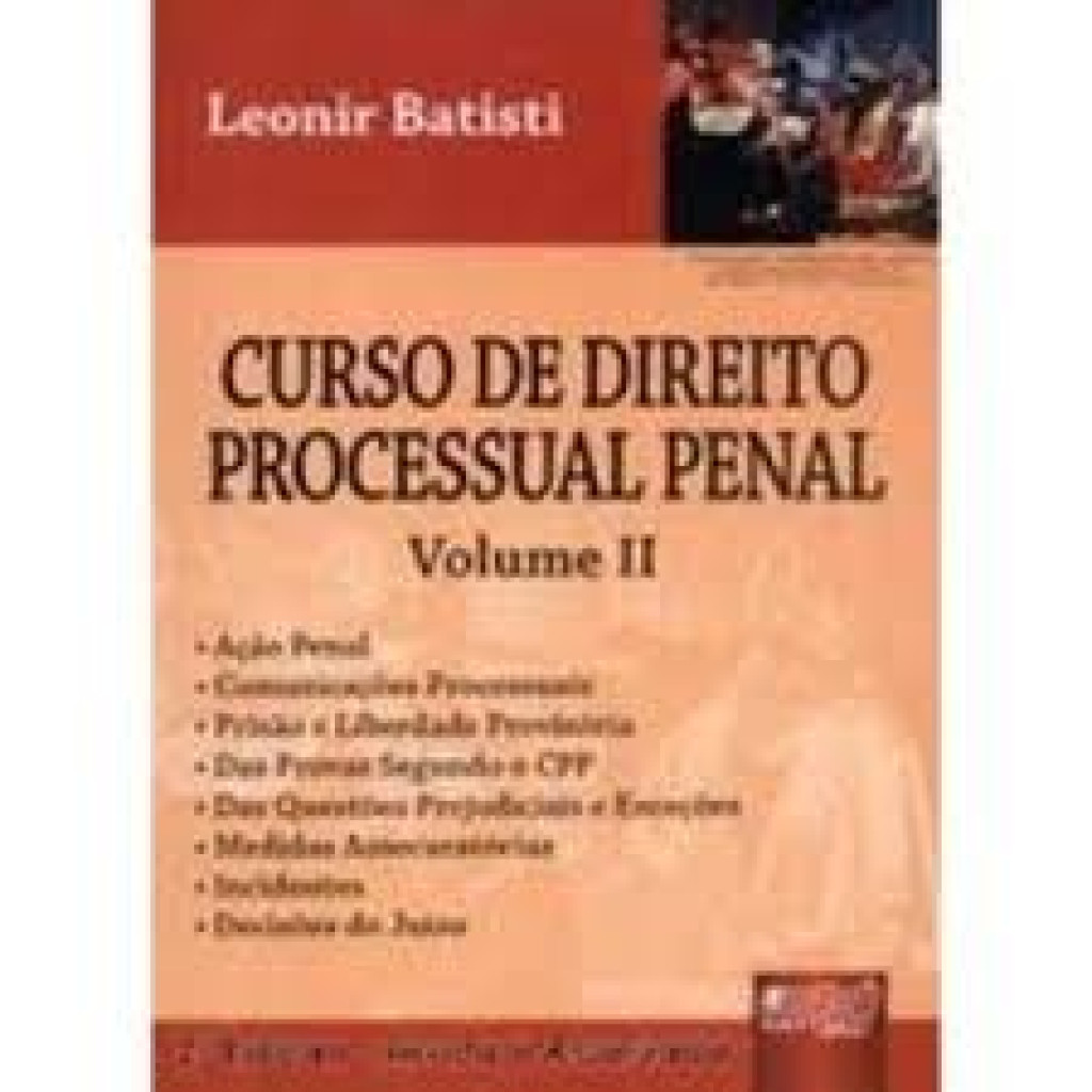Curso de Direito Processual Penal - Vol.2