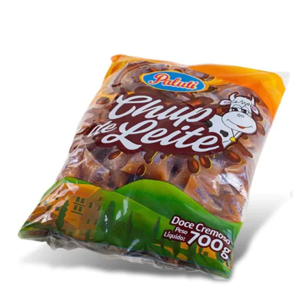 Chup de Doce de Leite 700g Paluti c/ 50 unidades - Paluti