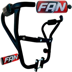 Fan 125 Modelo 2011 Protetor Carenagem Motor Tanque Vermelho Mata Cachorro com Pedal Slider Moto