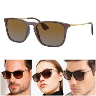 Óculos De Sol Chris  Marrom Degrade Moderno Quadrado Unissex em Oferta na Shopee