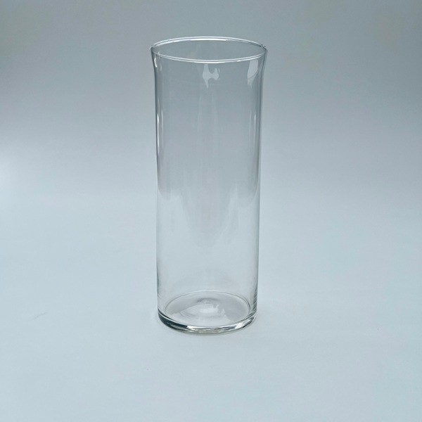 Vaso Tubo Vidro Cilíndrico Decoração Castiçal Vela Arranjo 08X18 Cm 10UNI