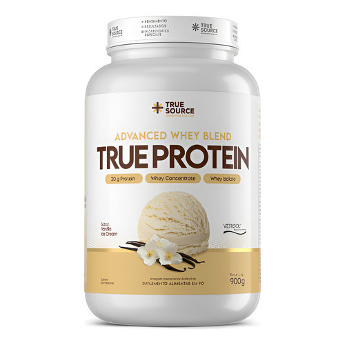 True Protein Advanced Whey Vanilla Ice Cream 900g – Proteína Premium com Sabor Irresistível
