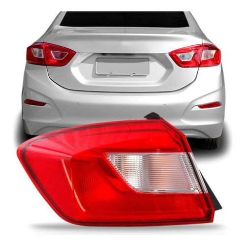 Lanterna Traseira Gm Cruze Sedan 2017 2018 2019 Canto