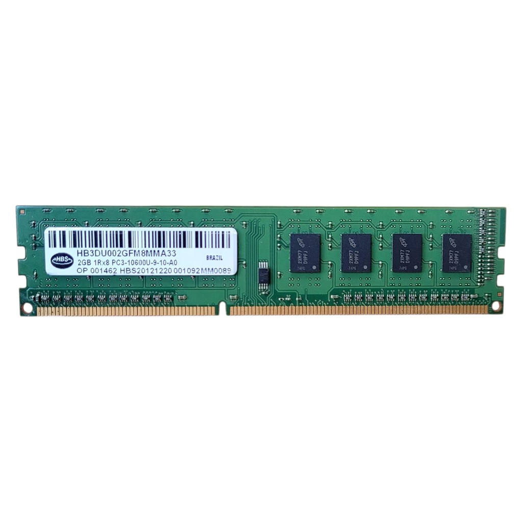 Memória Ram 2gb Ddr3 1600mhz Udimm 1rx8 Pc3-12800u Hbs P/pc