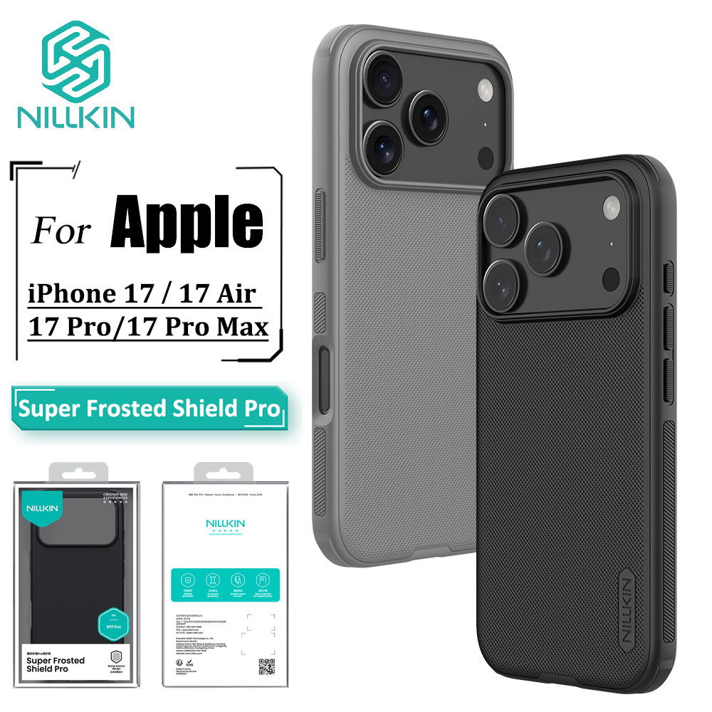 Nillkin Escudo Pro Caso Para iPhone 17 Max 17 Ar De Telefone Ultra Fino Anti Impressão Digital À Prova De Choque Volta em Oferta na Shopee