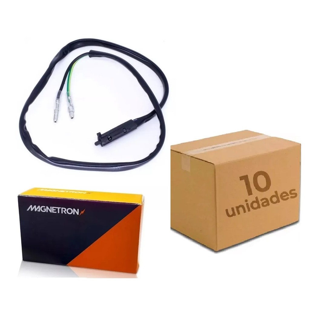 INTERRUPTOR FREIO TITAN 150 2005 KS FAN 125 DIANTEIRO ATACADO KIT COM 10 PEÇAS MAGNETRON