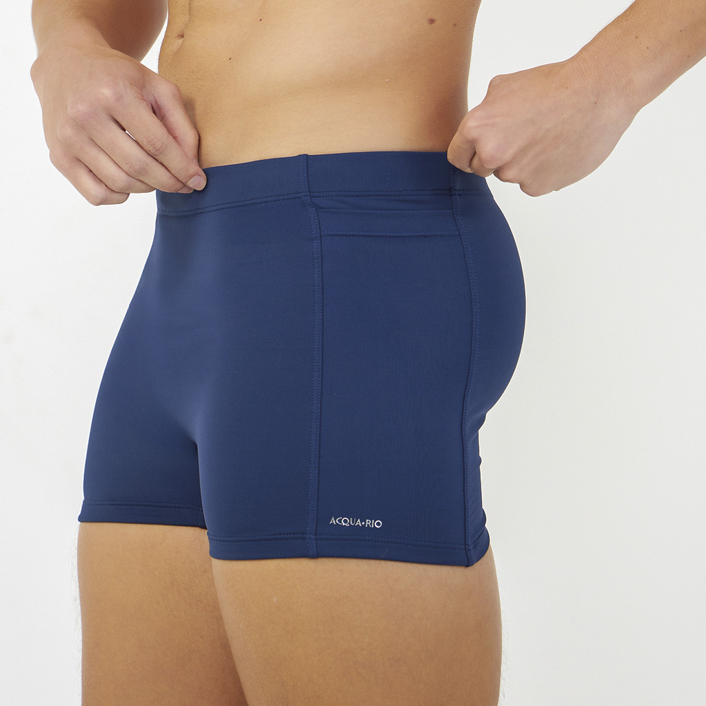 Sunga Boxer com Bolso Externo Acqua Rio Original Sunga Box Masculina Praia Piscina Natação Premium