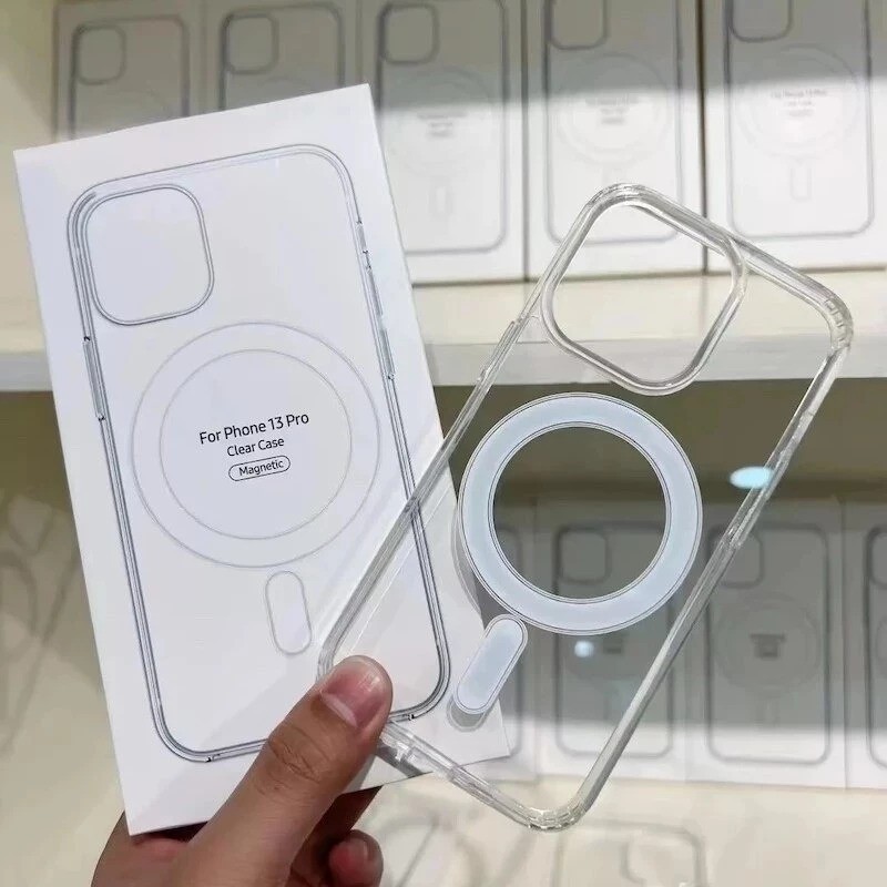 Capa Capinha Magnética Space Transparente Anti Impacto TPU Case Apple IPhone 11 12 13 13PRO 14PRO 15PRO 16 16E 16ProMax