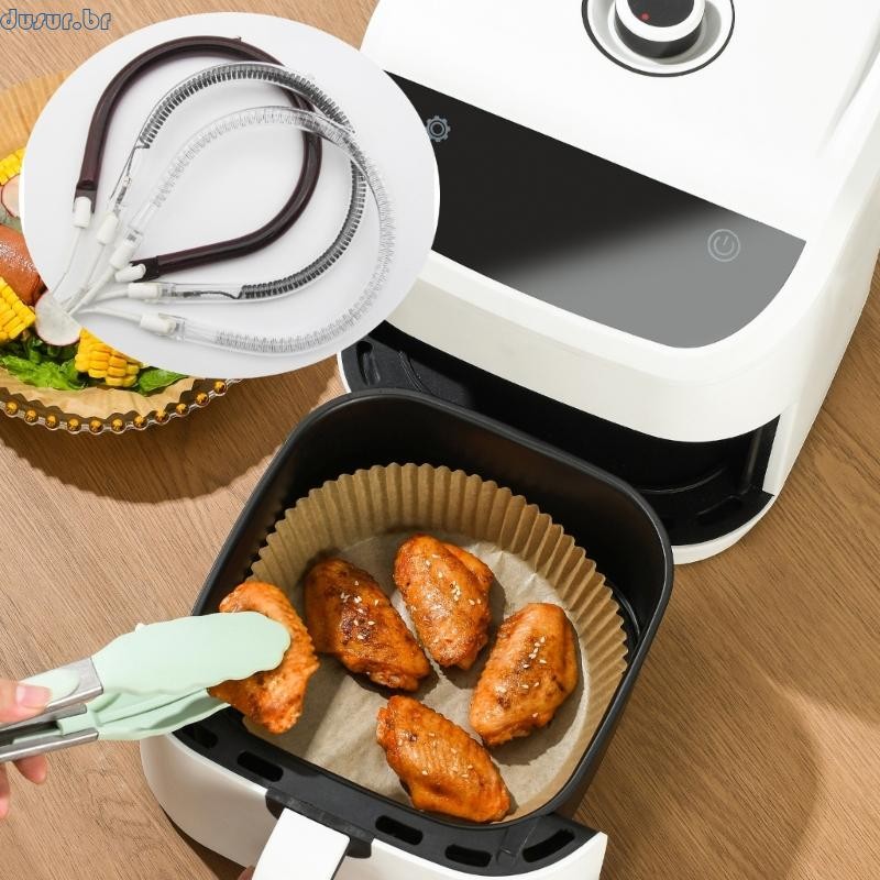 dusur9 Tubo Aquecimento Fibra Carbono À Temperatura 600W 900W 1000W 1200W Para Refeições Fritadei
