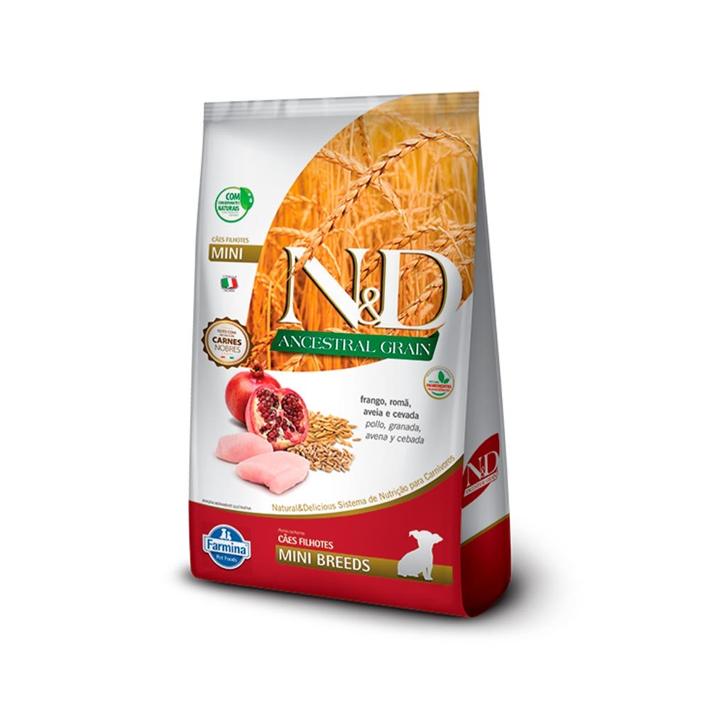 Ração  N&D Ancestral  Cães Filhotes Pequenas Frango 2,5Kg