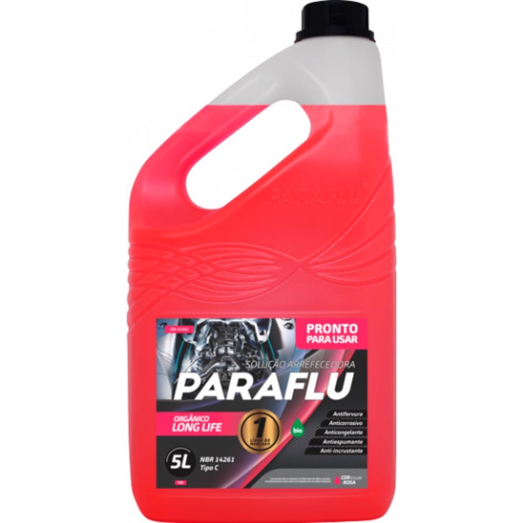 Aditivo Para Radiador Paraflu Rosa 5 Litros Pronto Para Uso em Oferta na Shopee