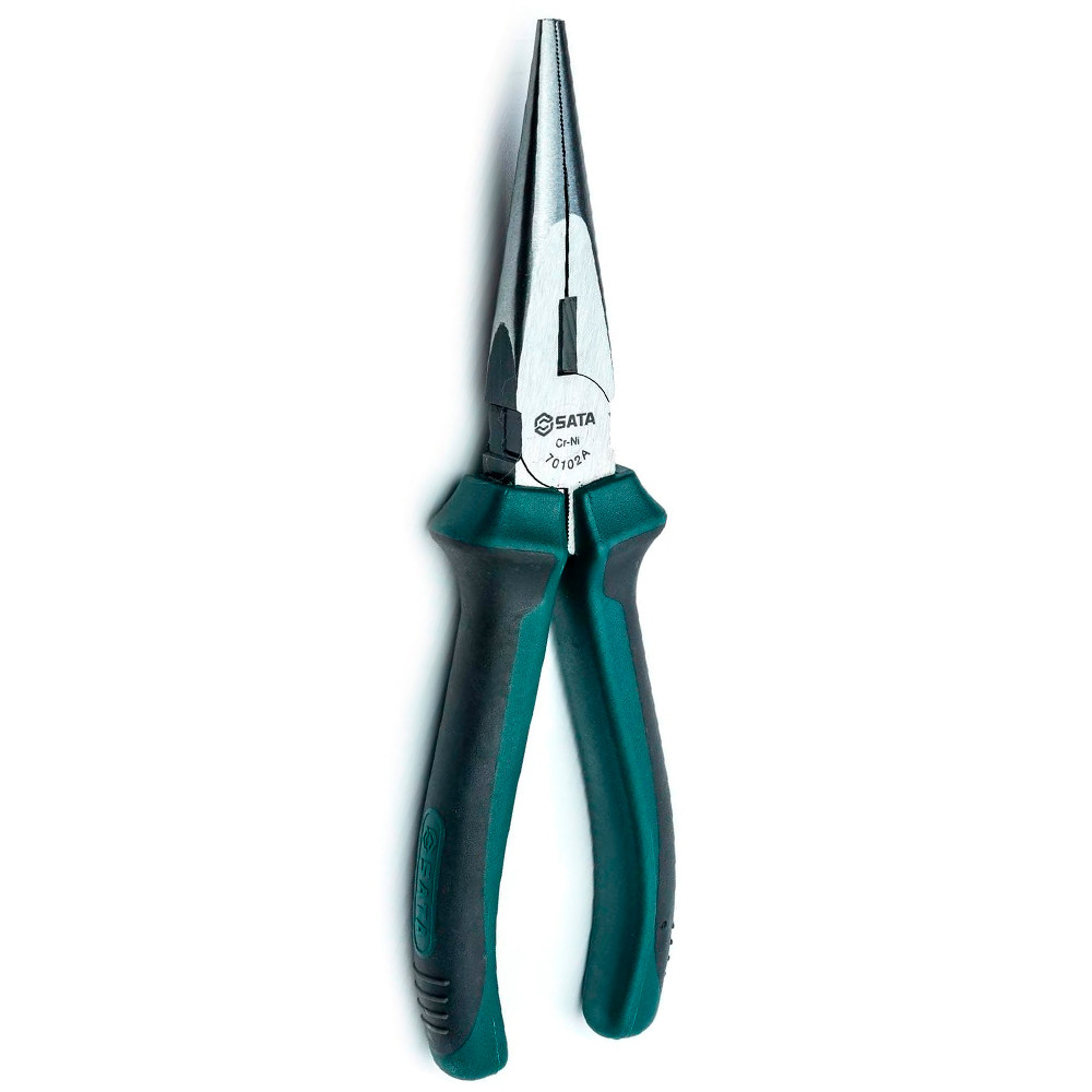 Alicate de Bico Meia Cana Longo 8" (200mm) SATA ST70102AST em Oferta na Shopee
