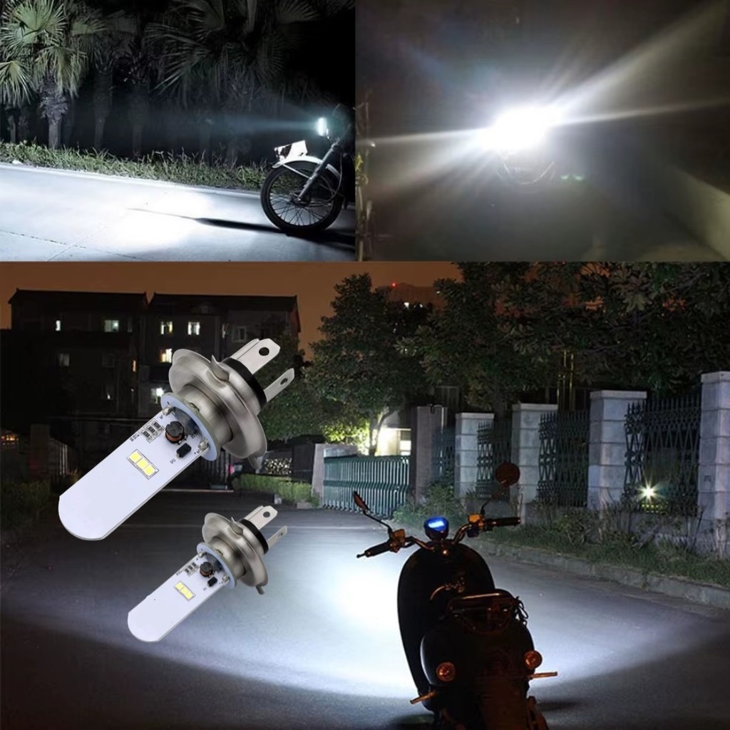 Lâmpada Farol Super Led Moto Honda NXR 125 Bros H4 8000K