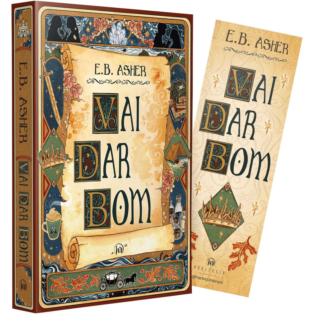 Vai dar bom – Uma divertida romantasia sobre heróis em busca do felizes para sempre Livro AM