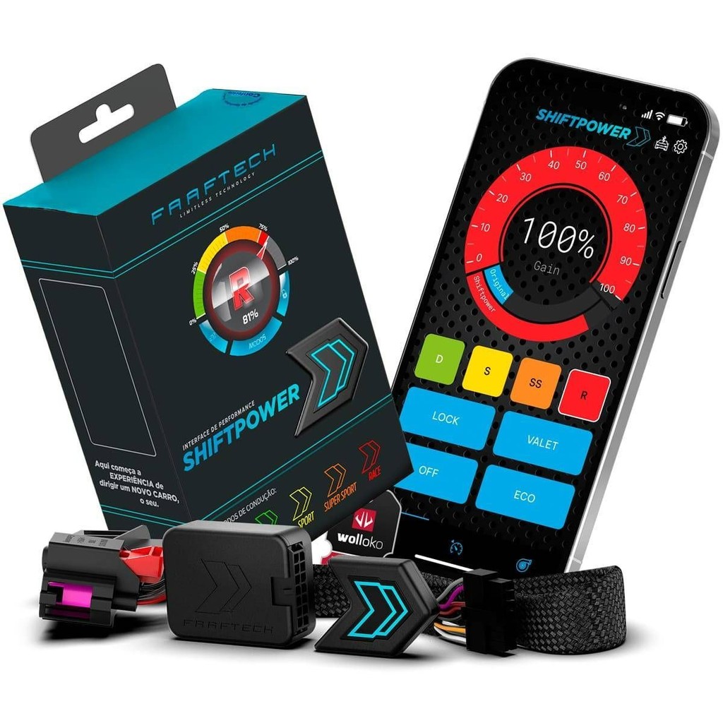 Shiftpower Ranger 2013 a 2026 Modo Eco Chip Acelerador Bluetooth em Oferta na Shopee