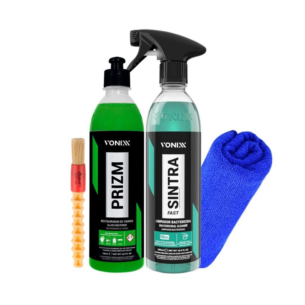 Prizm limpador De Vidros Chuva Sintra Fast Limpador Bactericida Vonixx 500ml em Oferta na Shopee
