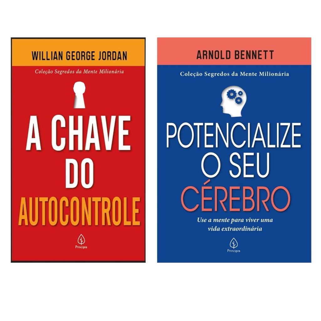 Kit 2 Livros Desenvolvimento Pessoal | Potencialize o seu cerebro e A Chave do Autocontrole