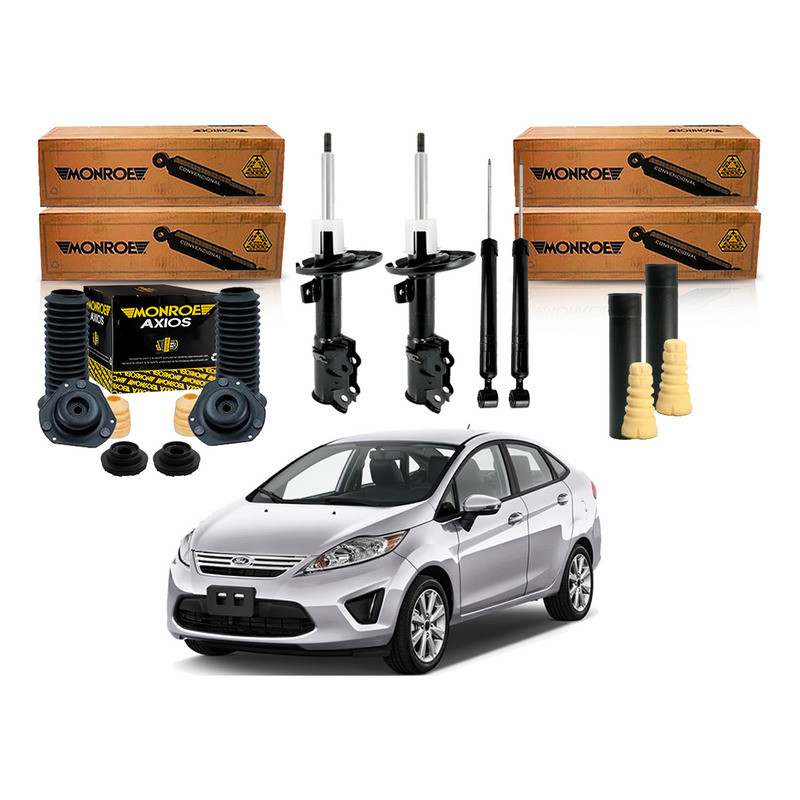 Amortecedor Dianteiro Traseiro Fiesta Sedan 1.6 2011 A 2013 em Oferta na Shopee