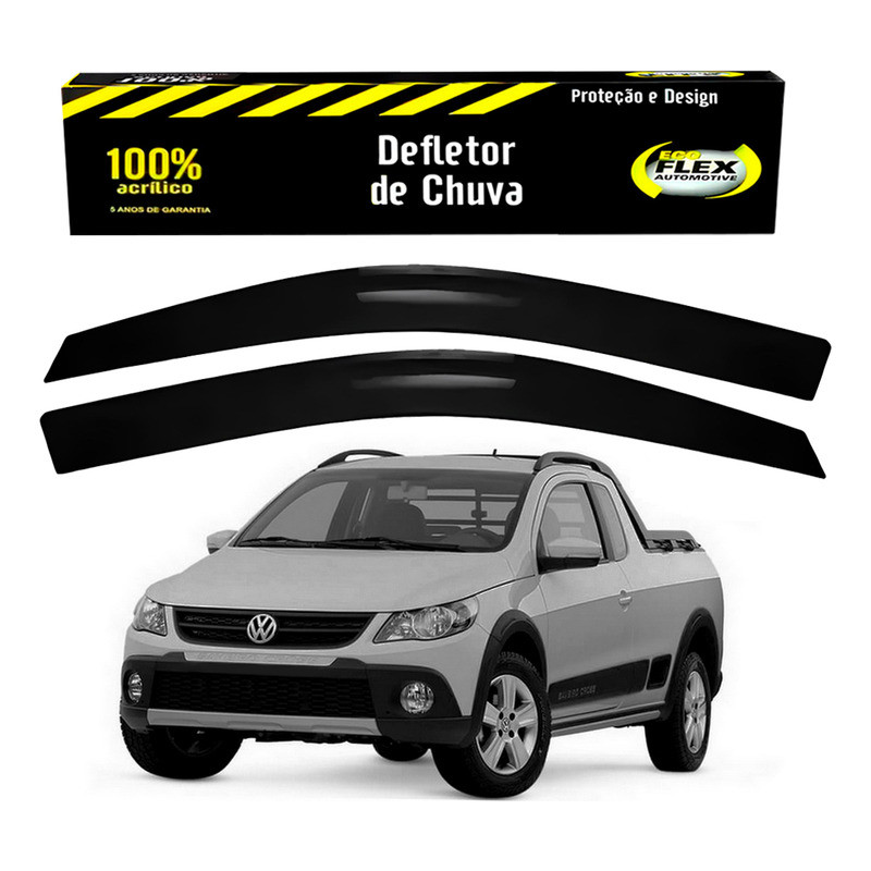 Jogo Calha Defletor Chuva Saveiro Cross G5 1.6 2009 A 2012