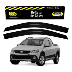 Jogo Calha Defletor Chuva Saveiro Cross G5 1.6 2009 A 2012