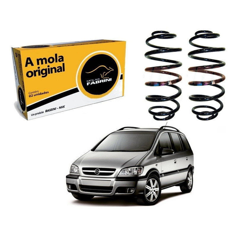 Par De Molas Traseiras Fabrini Zafira 2.0 2005 A 2011