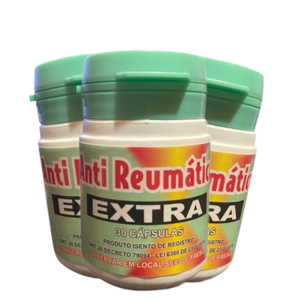 Kit 12 Anti Reumático 30 Cápsulas - Natural