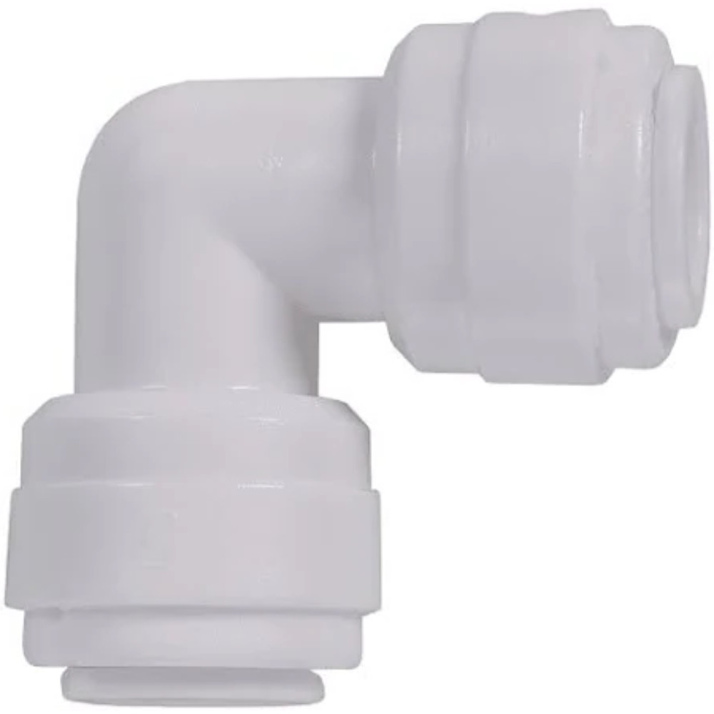 Cotovelo 3/8 Engate Rápido Conexão para Filtros Purificadores Osmose Peça para Filtro e Purificador de Água