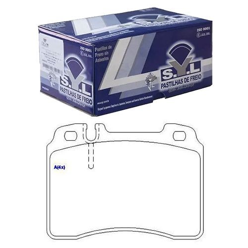 Pastilha De Freio Dianteira E420 1996 A 1998 / E430 1999 A 1999 / Sl500 1996 A 2012 / Sl600 1993 A 1998