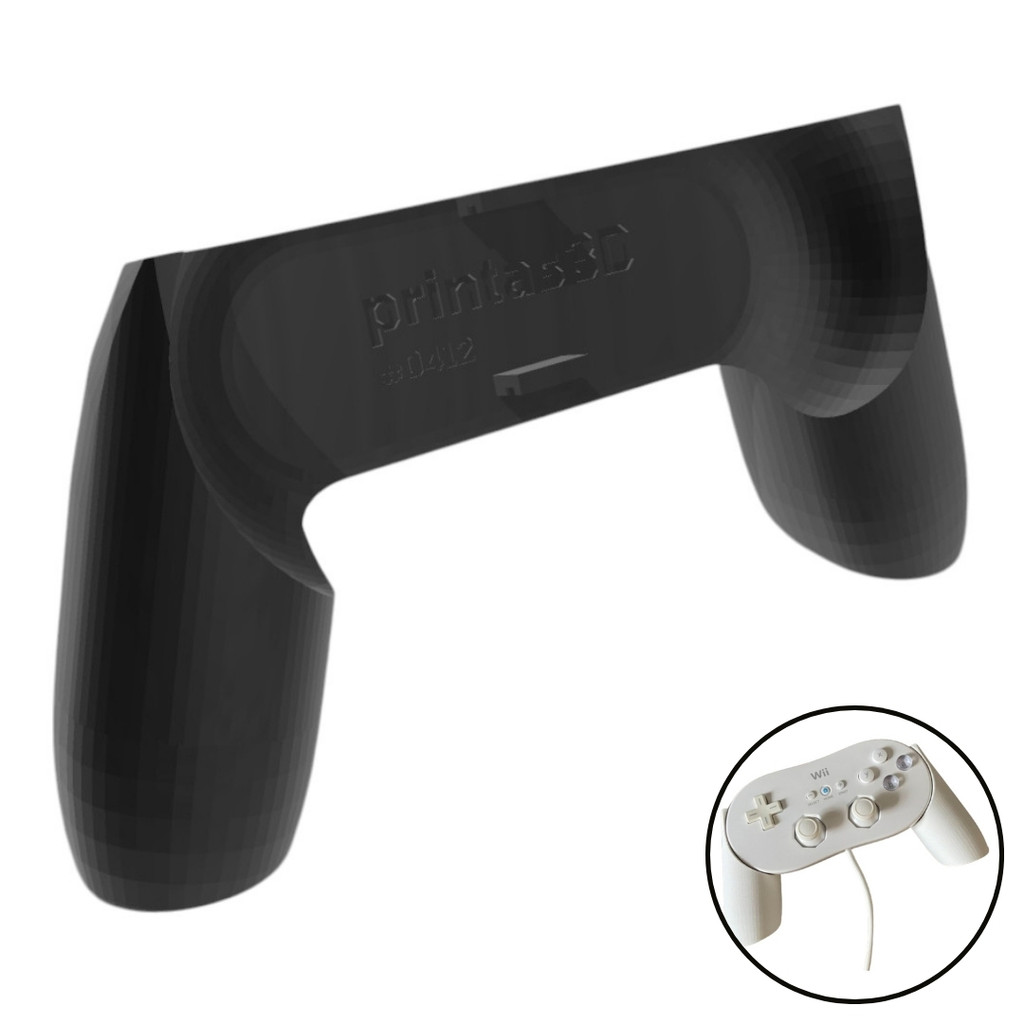 Grip Para Mão Apoio Para Wii Classic Controller