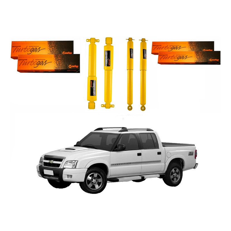 Kit Amortecedor Dianteiro Traseiro S10 2.8 4x2 2009 A 2011 em Oferta na Shopee