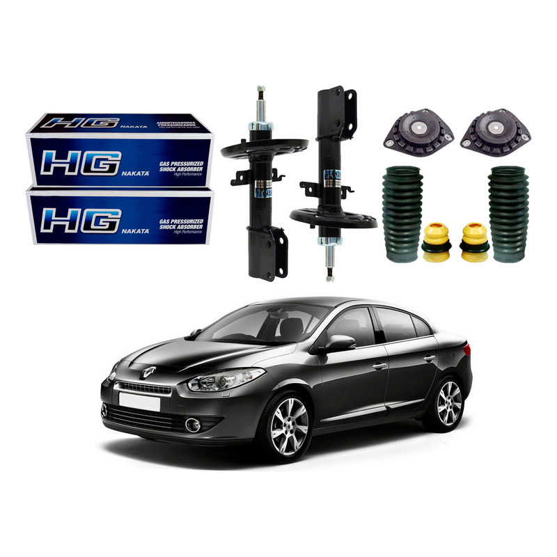 Kit Amortecedor Dianteiro. Fluence 2.0 2010 A 2014 em Oferta na Shopee