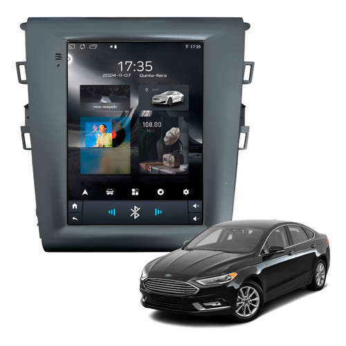 Imagem Multimídia Tesla Adak Play Fusion 2013 Acima 2ram+64gb Carplay Android Gps Bluetooth 9.7p