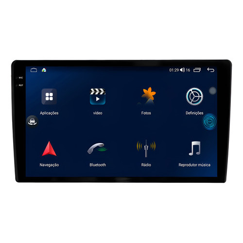 Imagem Multimidia Universal Aikon Próton G3 8ram+128gb Octacore Carplay Android Gps Bluetooth Qled 4g 10p