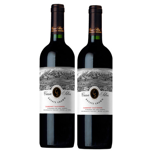 Vinho Chileno Tinto Seco Casa Silva Cabernet Sauvignon 750ml Kit 2Un em Oferta na Shopee