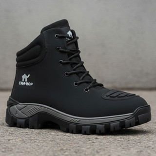Bota Masculina Coturno Adventure Militar Tático Impermeável Confortável Tratorado Resistente Para Caminhada Moto em Oferta na Shopee