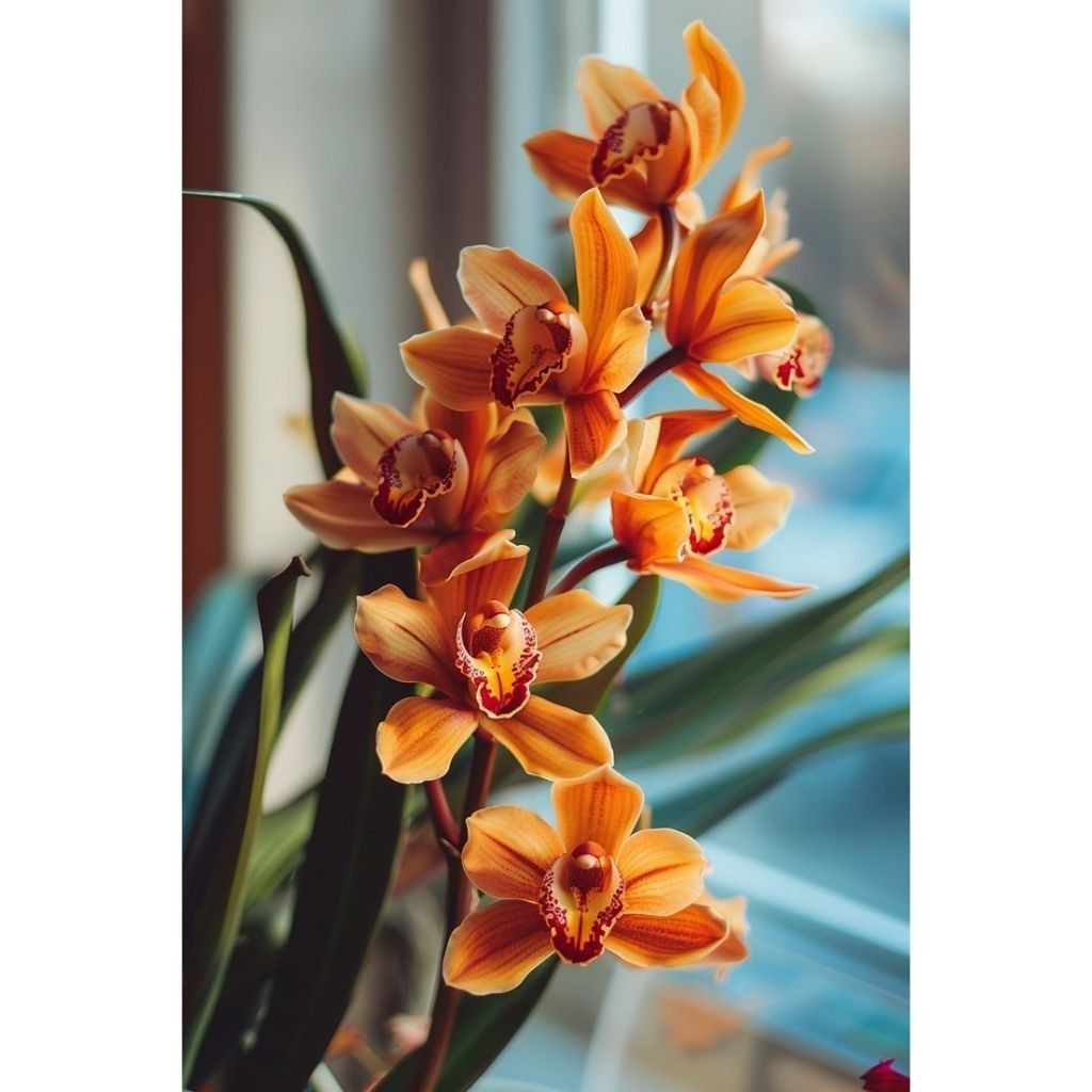 100 sementes orquidia cymbidium varieties sharck com manual de cultivo pronta entrega envio 24h