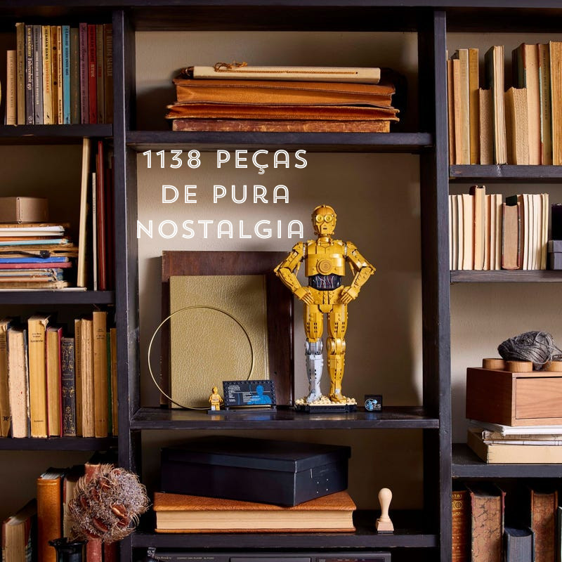C-3PO Star Wars Blocos de Montar 1138 Peças - Hobby Adulto Premium