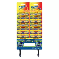 Aparelho Probak II 2 Embalagens com 14 Unidades + Aparelho Gillette Prestobarba 3 Champions Embalagem com 2 Unidades