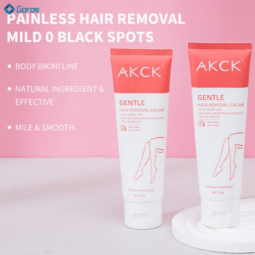 Creme Depilatório AKCK com Perfume, Suave, Anti-pelos, Depilatório para Axilas, Depilatório Reparador, Depilatório