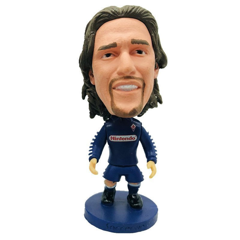 Figura do jogador Batistuta, estrela do futebol do ACF.